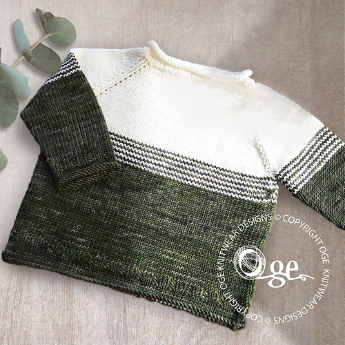 Ravelry: Wintergreen Sweater - P183 pattern by OGE Knitwear Designs