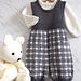 Baby Tartan Overalls and Jumper P056 pattern 