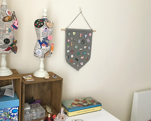 Pin Badge Display - Becky Robinson