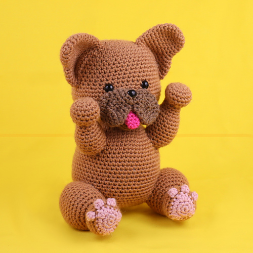 Fransk Bulldog & Boston Terrier Amigurumi - StringyDingDing