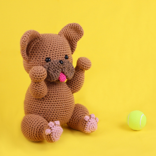 Fransk Bulldog & Boston Terrier Amigurumi - StringyDingDing