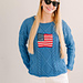 Patriotic Cables Pullover pattern 