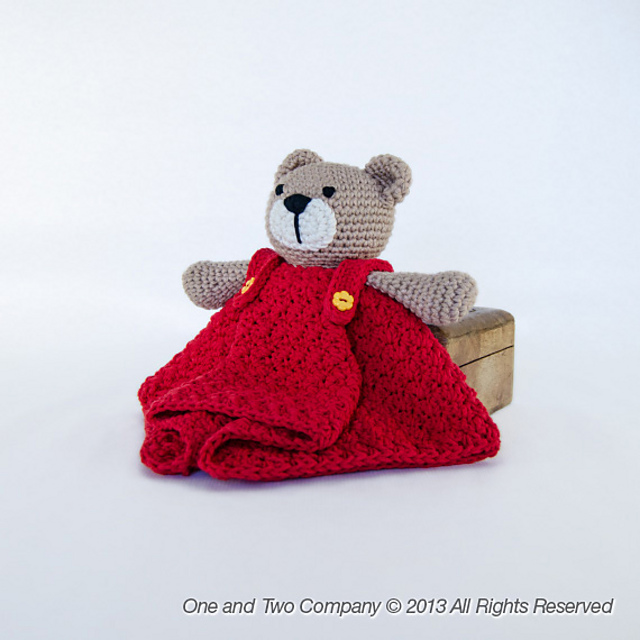 teddy bear security blanket