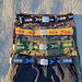 Fish skeleton belt pattern