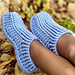 S.3 Blue slippers pattern 