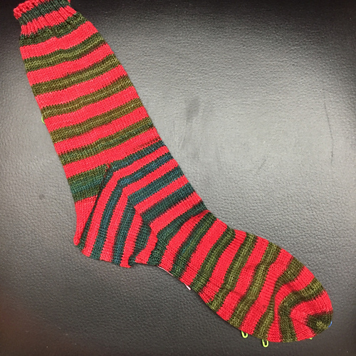 Toe-Up Sokker med Fleeglehæl - Nitro Knitters