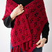 Poinsettia Shawl pattern 