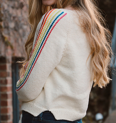 Regnbue-Stripete Genser - Kaitlin Barthold