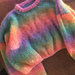 Stocking for Rainbows Sweater pattern 