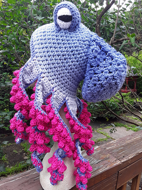 Ravelry: InTheBagCrochet's Twisted Kraken hat