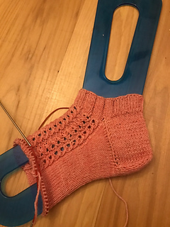 Knitting socks on circular needles 