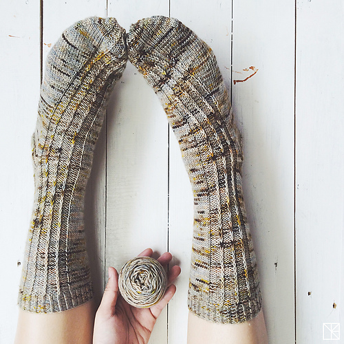 Ravelry Farmers Socks pattern by Amelia Putri