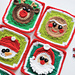 Santa Claus Christmas Blanket Squares photo 4
