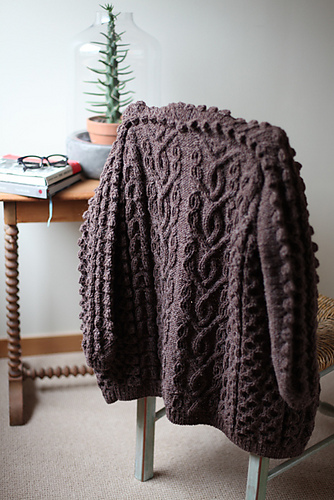 Aran long cardigan アランロングカーディガン 다른 모습 1