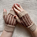 Hearthstripe Fingerless Mitts pattern 