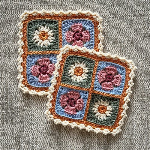 Spring Vibes Scrappy Coaster