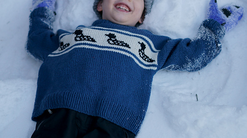 Ravelry: The Baby Loon Sweater pattern by cmknits