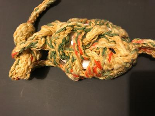 Flower washcloth sachet photo 1