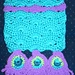 Crochet Peacock Scarf pattern 