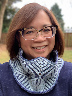 Large cowl, blocked