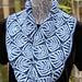 Leafy Origami Loop Cowl pattern 