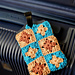 Luggage tag granny square photo 3