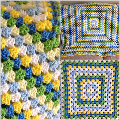 Ravelry pekeapoomom's Little Boy Blue Baby Blanket