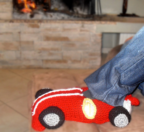 Racecar Slippers - Penelope vt