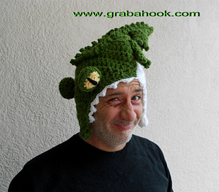 Ravelry: Funny Crocodile Hat Eating 