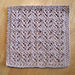 Garden rows dishcloth / Lavette Rangs de jardin pattern 