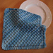 Hurdle stitch diagonal dishcloth / Lavette au point de claie pattern 