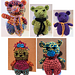 Scrap Yarn Bear pattern