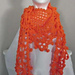 Mini shawl scarf with bobble edge photo 3