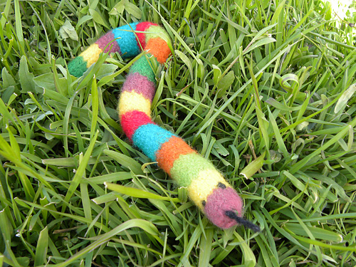 Felted Snake Stashbuster photo 1
