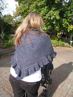 shopping shawl back side