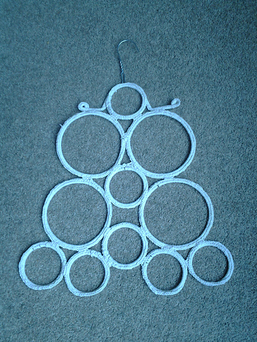 Crochet Scarf Holder photo 1