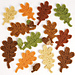 Oak Leaf Collection & Life-Sized Acorn pattern 