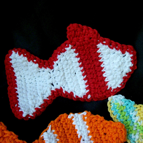 Little Kid Fish Washcloth Scrubbies photo 3