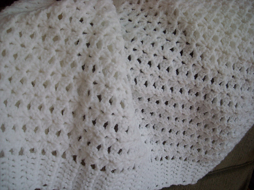 Shell Stitch Christening Set photo 2