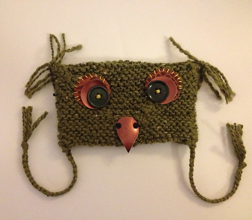 Super simple owl hat for Blythe photo 3