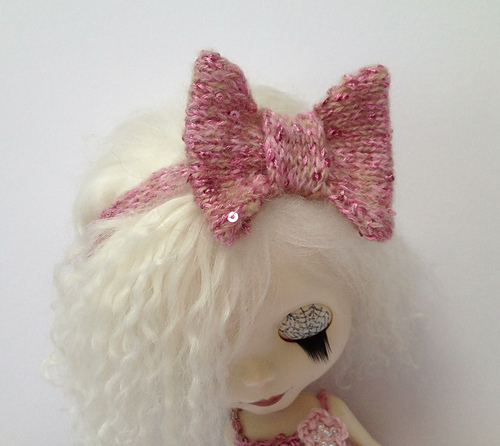 Beautiful Bow Headband for Blythe photo 1