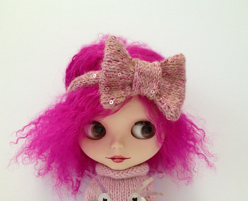 Beautiful Bow Headband for Blythe photo 2