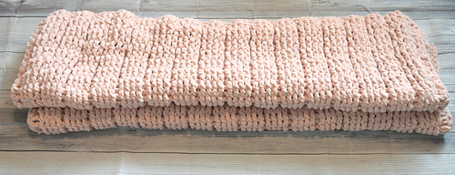 Front of throw.