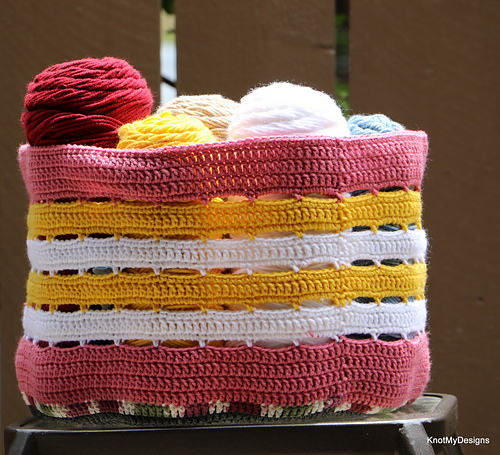 Stash Basket of Yarn photo 2