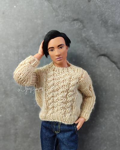 Harry Cable Genser for Ken Barbie dukke - Ajeng Sitoresmi