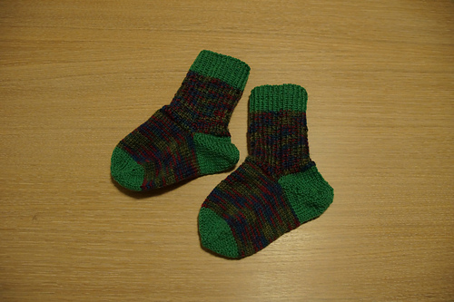 Grunnoppskrift på sokker - propellenellen