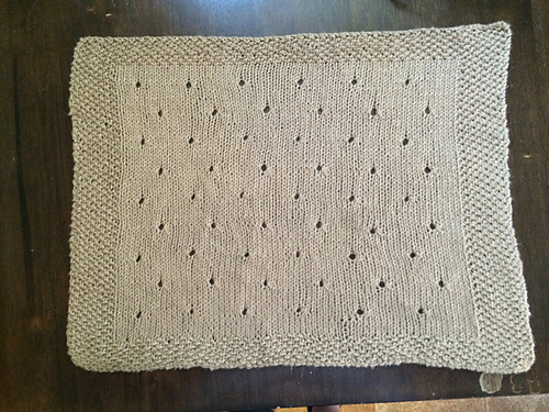 Seed-Edged Eyelet Placemat photo 1
