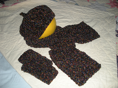 Pocket Scarf & Beret (Knit) photo 2