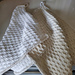 Knitted Kitchen Towel with Loops pattern 