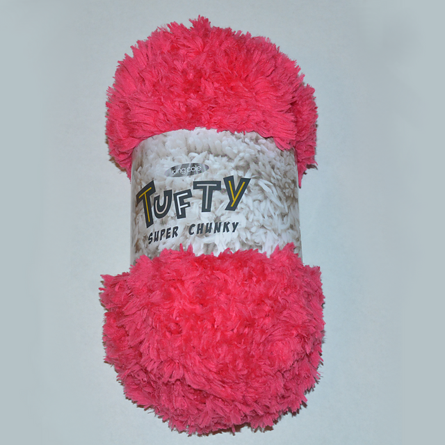 Gomitolo Di Lana King Cole Tufty Super Chunky, 200g - Colore Lilla (2803), Morbido E Grosso - 5